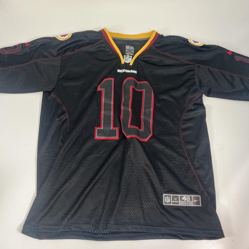 Washington Redskins Jersey Mens 48 Black NFL Football Nike Griffin III 10